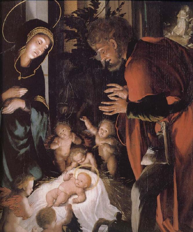 Hans Holbein The birth of Christ oil painting image